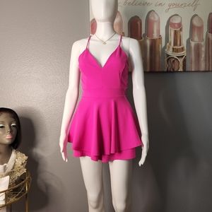 Lovely Day pink shorts suit (S)